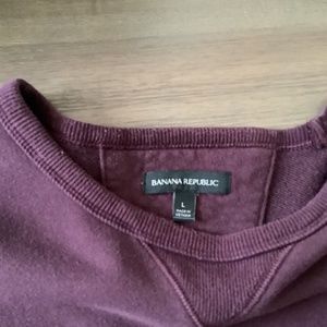 Banana Republic large burgundy sweatshirt
